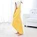 MICHLEY Animal Hooded Baby Bath Towel Toddler Premium Cotton Absorbent Washcloth for Girls Boys 0-6T, Giraffe