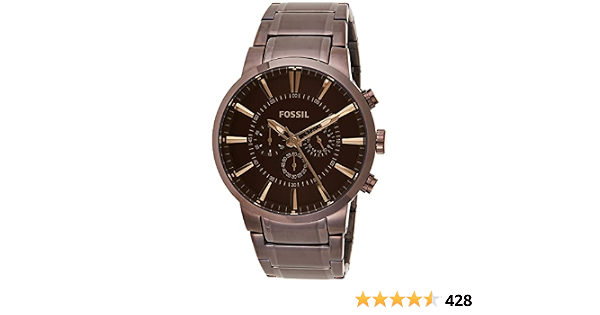 Fossil Million Dollar Brown Chronograph 