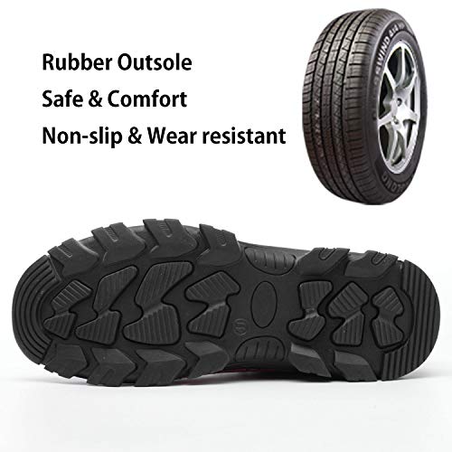 image for FEETCITY Unisex Steel Toe Work Shoes Safety Boots for Man Puncture Pro