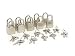 SourceOne Mini Padlocks Luggage Locks, Pack of 10 primary