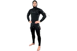 Hollis Scuba Diving Neotek Mens Semi-Drysuit w/Coil Lanyard