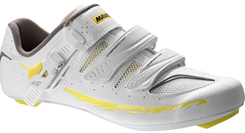 Mavic Women's Ksyrium Elite II Shoes, White/Colza Yellow/Grey, Size 6.5 Mavic Women's Ksyrium Elite II Shoes, White/Colza Yellow/Grey, Size 6.5