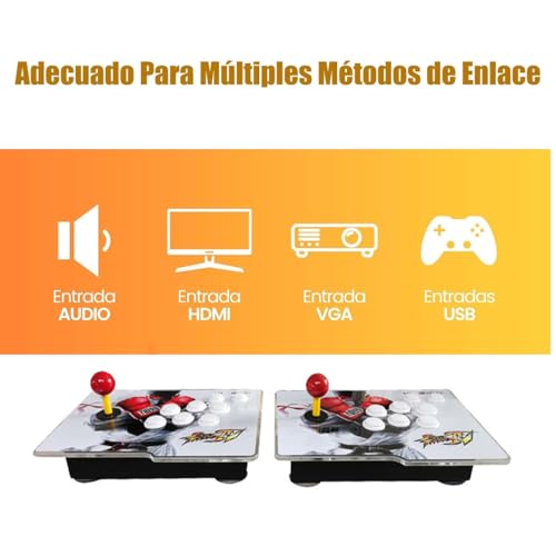 Mejor Consola de Juegos Arcade 3D - 26800 Videojuegos,Game Boy ,Maquina Arcade,Soporta Juegos 3D, 1280x720P, Lista de Favoritos, Controles de Juego para 2 Jugadores (2)