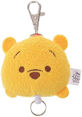 Amazon ディズニーストア 公式 ツムツム プーさん ぬいぐるみキーホルダー キーチェーン リール付き Tsum Tsum キーホルダー チェーン
