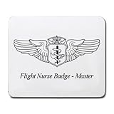 Flight Nurse Badge Master Mouse Pad