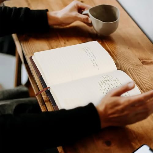 Caderno Couro Com Trava Para Combinação, Diário de Viagem para Marinheiro, Agenda Pessoal, Organizador de Planejamento Como Presente Para Meninas, Meninos, Mulheres (marrom)