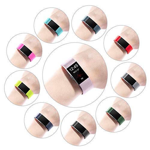 image for GEAK Replacement Bands for Fitbit Charge 2, Adjustable Classic Wristba
