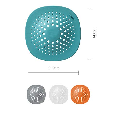 4 Pcs Heavy Duty Hair Catch Shower Drain Hair Trap Shower Hair Drain Catcher Silicone Bathtub Drain Cover Hair Stopper Universal Home Drain Protector