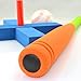 CeleMoon [Standard Size] Kids Soft Foam T-Ball/Baseball Set Toy, 4 Different Colored Balls, Carry/Organize Bag Included, for Kids Over 3 Years Old