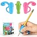 training grips for pencil, Firesara Original Pencil Training Gripper Monkey Design Posture Correction for Kids Preschoolers Children Adults Special Needs Handwriting Aid for Lefties or Righties (3PCS)