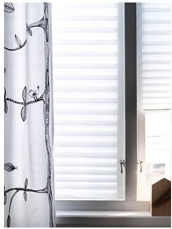 Tenda Pieghevole IKEA Faltjalousie 90x190 Cm Bianca - Facile Da Montare Senza Fori, Regolabile In Lunghezza