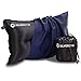 Ultralight Compact Inflatable Travel / Camping Pillow-- Extremely Comfortable For Head and Neck— Complete w/ Custom Pillowcase and Stuff Pack