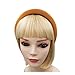 Epomay Women Thick Velvet Headbands - Wide Padded Hair Hoops Alice Bands Hair Accessories (2pack Classic Colors)