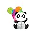 Panda-Monium Party Decorations Supplies Pack Includes: Centerpiece, Jointed Banner, and Dizzy Danglers