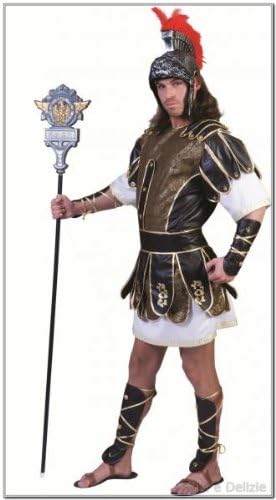 Costume Da Gladiatore Soldato Tunica E Corazza Romano Amazon It Giochi E Giocattoli