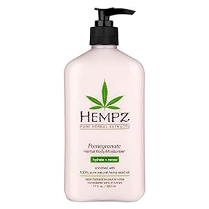 Hempz Pomegranate Herbal Body Moisturizer 17 oz. – Paraben-Free Lotion and Moisturizing Cream for All Skin Types, Anti…