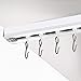 RoomDividersNow Ceiling Track Set - Large, for Spaces 12ft - 18ft Wide (White)