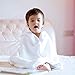 600 GSM Bamboo Baby Hooded Towel & 5 Pcs Washcloths Set - 100% Organic, Ultra-thick, Fluffy & Cozy - for Newborns, Toddlers and Kids