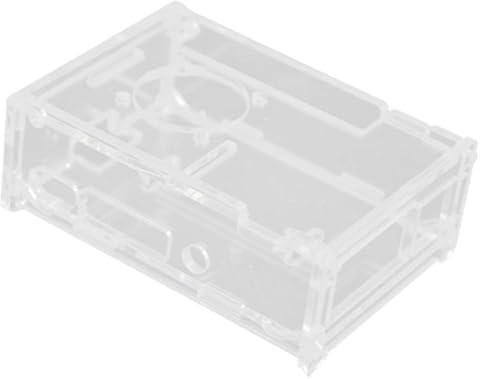 Milageto Para Raspberry Pi 4B Caja De Reemplazo De Carcasa Cubierta Transparente De La Caja 102x73x32mm