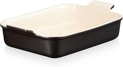 Le Creuset Heritage Rectangular Stoneware Dish 32 cm Matte Black 71102320000001
