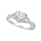 Heart Shape Promise Ring For Her Sterling Silver Cubic Zirconia - Selection Of Colors