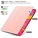 ZtotopCase Case for iPad Pro 11 Inch 2018/iPad Air 4th Gen 10.9 Inch 2020 - Slim Lightweight Trifold Stand Smart Shell with Auto Wake/Sleep Rugged Back Cover Support iPad Pencil Charging, Rosegold