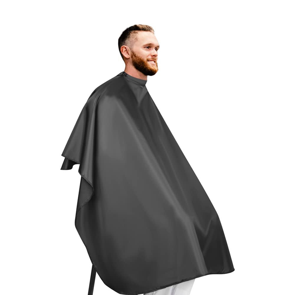 Aashta Professional Hair Cutting Cape, Lightweight Barber Cloak with Button Closure, Hairdressing Cape