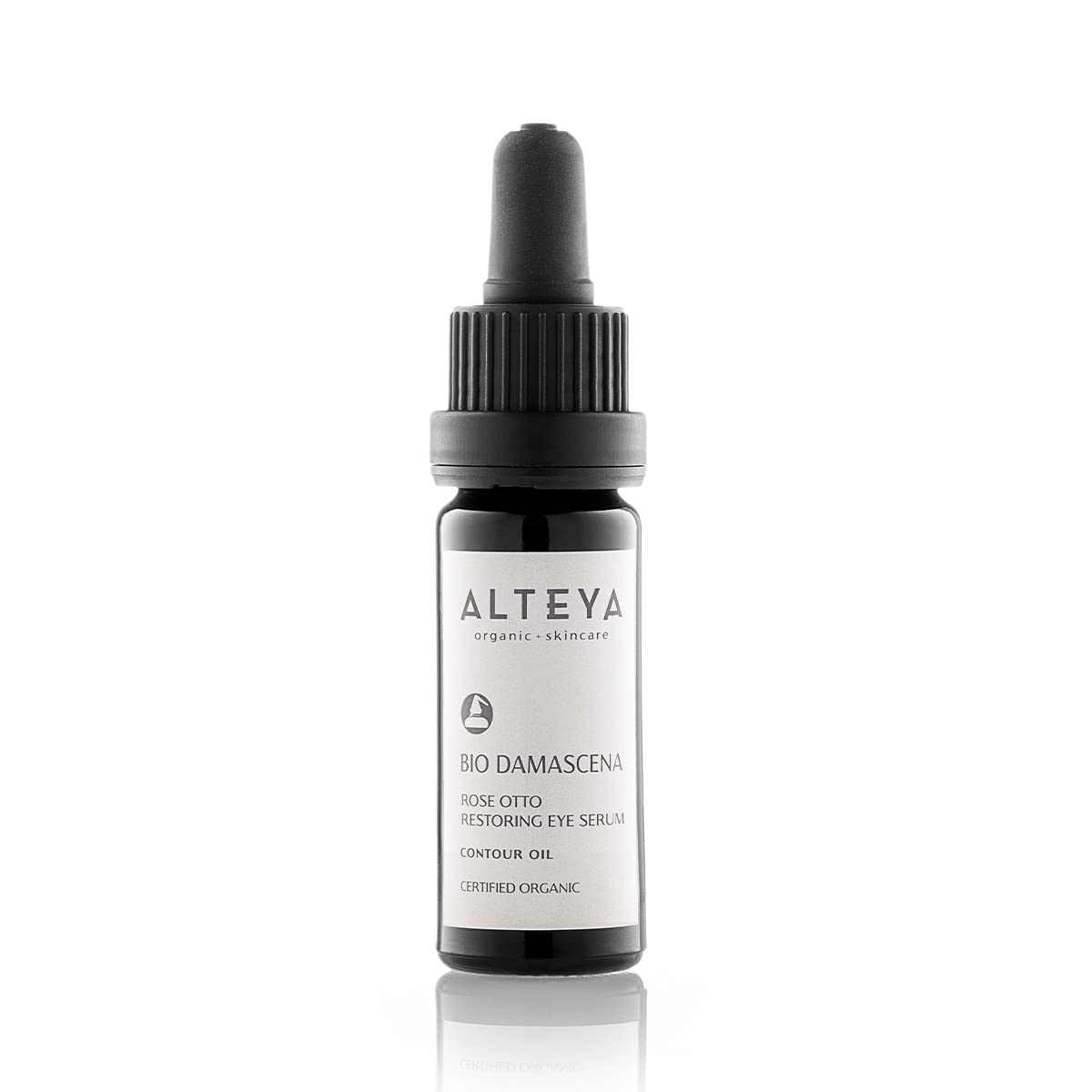 Alteya Organic Restoring Eye Serum 10ml - USDA Certified Organic Pure Natural Eye Contour Serum Based on Therapeutic Grade Bulgarian Rose Essential Oil (Rosa Damascena)