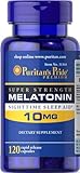 Puritan's Pride Super Strength Rapid Release Capsules, Melatonin, 10 mg (480 Count)