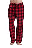 CYZ Men's Premium Quality 100% Cotton Super Soft Flannel Plaid Pajama Pants