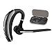 Bluetooth Headset,Candeo Hands Free headset Wireless Business Bluetooth Earpiece with Noise Reduction for cell phone-Headset+Case … (Black)