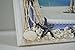GIFTME 5 Wooden Beach Photo Frames with Seashell and Starfish-4x6 inch