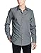 Calvin Klein Men's Long Sleeve Infinite Cool Button Down Shirt with Stripe