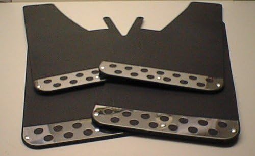 RALLY Mudflaps Mud Flaps Splash Guards (MF2) (Black set of 4)