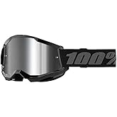 100% STRATA 2 Goggles - Sports Goggles for Motocross &amp; Mountain Biking - Eyewear for Bike Riders - Motocross Eyewear for Men