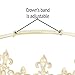 King Crown | Gold Metal Ring for Men | Adjustable Costume Accessory [By King Z]
