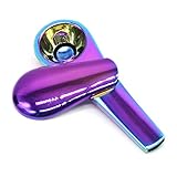 Detachable Pipe for Herbs with Cleaning Tools and Storage Bag, Easy to Assemble (Rainbow)