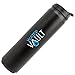 WaterVault Double Wall Vacuum Insulated Sports Tumbler, 18/8 Stainless Steel Water Bottle, Flip Top Sipper Lid, 20 oz, Black Matte