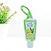 Cher9 30ML Random Color Reusable Mini Hand Sanitizer, Fruit Scented Disposable No Clean Travel Portable Clean Moisturizing Safe Gel With Hanging Rope
