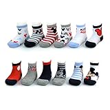 Disney Baby Boys Mickey Mouse Charachter Designs Socks 12 Pack (newborn and Infants)
