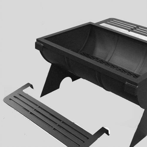 Amazon Com Masterflame Set Of 2 Drink Rails For Steel Barrel Fire Pits Only Garden Outdoor