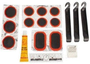 Bike Bicycle Flat Tire Repair Kit Tool Set Kit Patch Rubber Portable Fetal by Ozone48