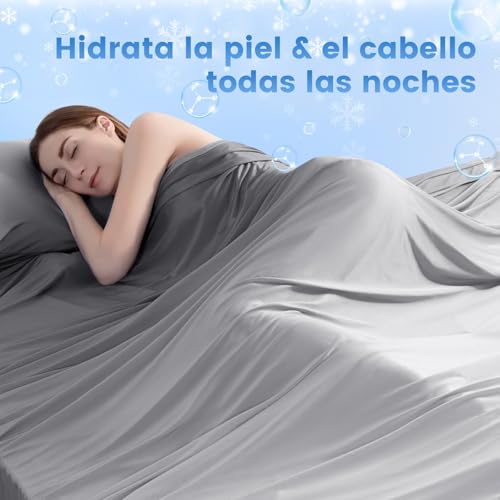 Elegear Cooling Summer Blanket, Cooling Fibres ARC-Chill 3.0 Q-MAX>0.5 Double-Sided Self-Cooling Summer Blanket for Better Sleep, Breathable And Lightness, 200×220cm, Gradient Grey