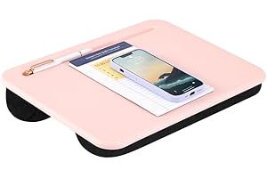 LapGear Compact Lap Desk - Rose Quartz - Fits Up to 13.3 Inch Laptops - Style No. 43104