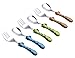 ANNOVA Children's Flatware 6 Pieces Kids Silverware - Stainless Steel Cutlery - 3 x Safe Forks, 3 x Dinner Spoons - Safe Toddler Utensils Without Knives for Lunch Box BPA Free