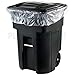 Plasticplace 95-96 Gallon Garbage Can Liners │ 2 Mil │ Clear Heavy Duty Trash Bags │ 61” x 68” (50 Count) (W95LDC)