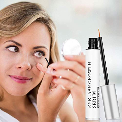 Eyelash Growth Serum 5Ml 100% Natural Material- Grow Longer Fuller Eyelashes VIOCOODA Enhancing Serum & Eye Lash And Eyebrow Growth Serum Safe For Extensions.Dermatologist Certified & Hypoallergenic