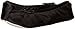 Isotoner Women's Satin Ballerina Slipper with Bow, Suede Sole, Black, XX-Large / 11-12 US