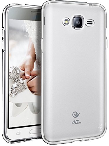 J3 Case, Express Prime Case, Amp Prime Case, LK Ultra [Slim Thin] TPU Rubber Soft Skin Silicone Protective Case Cover for Samsung Galaxy J3 / Express Prime / Amp Prime (Clear)