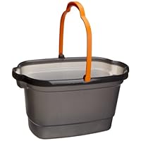 Casabella, 4-Gallon Bucket Graphite and Orange